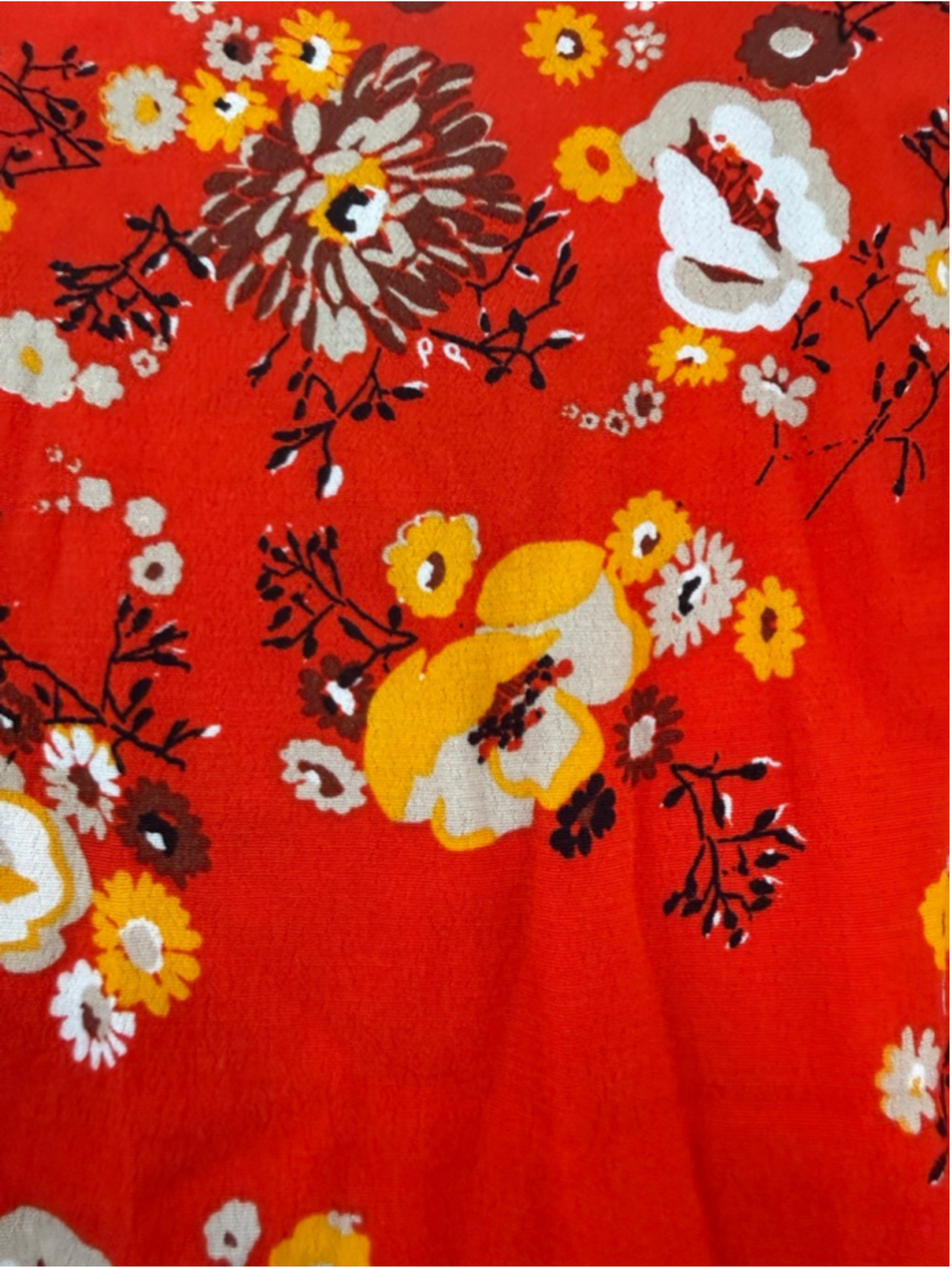 Women's Free People Red Floral Wrap Maxi Dress XS - Picture 5 of 6